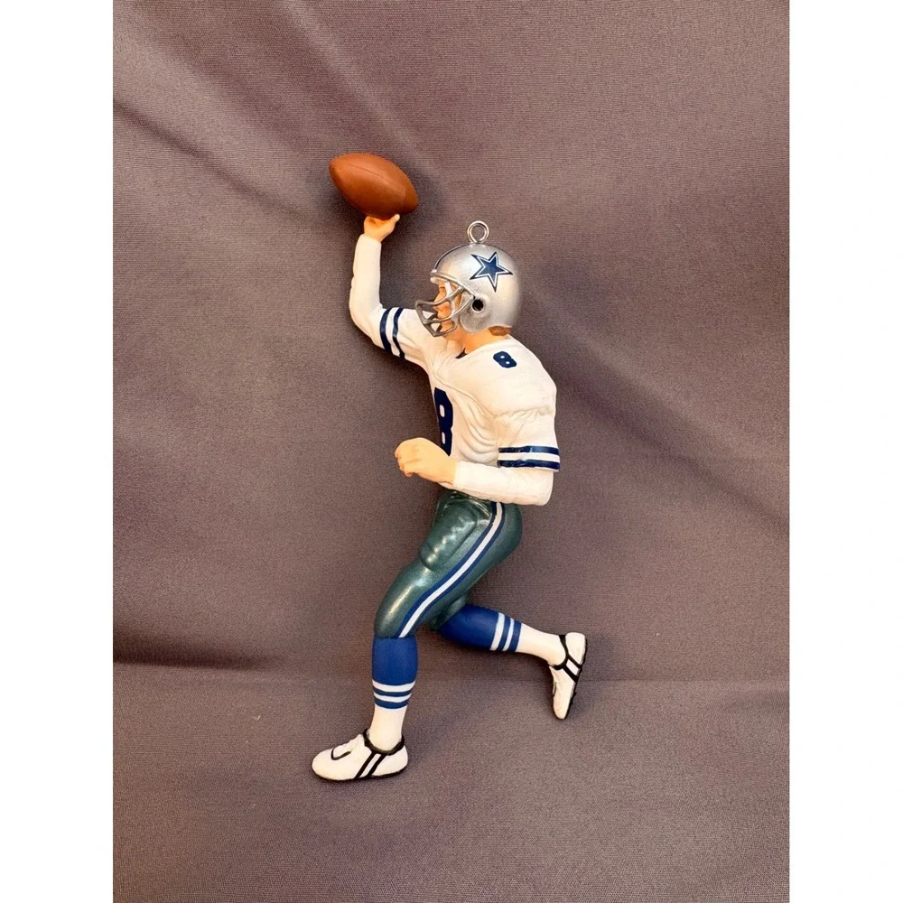 1996 Hallmark Keepsake Troy Aikman Dallas Cowboys Football Legends Ornament Card